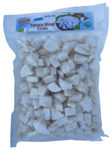 Picture of Tapioca Sliced / Kappa  Sliced ( Viswas) 2 kg