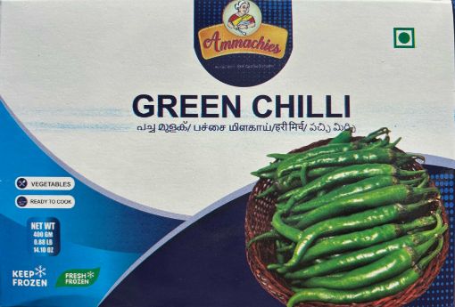 Picture of Green Chilli / Pacha Mulak (Ammachies) 400 g