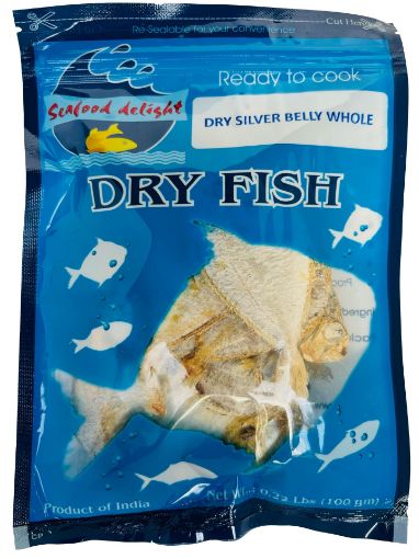 Picture of Dried Silver Belly Fish / Mullan (Daily Delight) 100 g