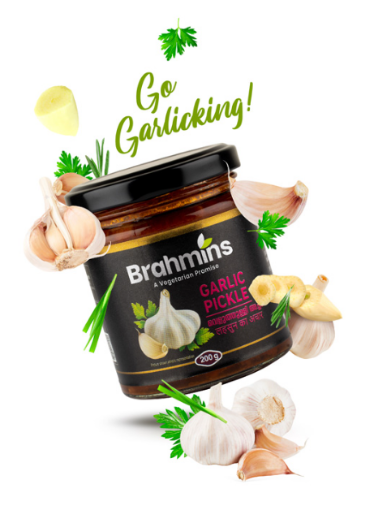 Picture of Garlic Pickle (Brahmins) 400 g