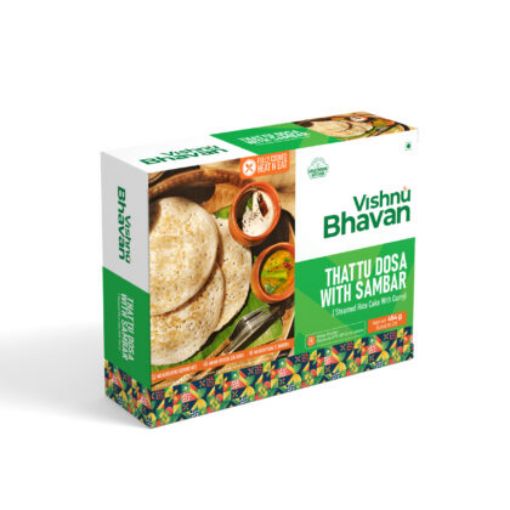 Picture of Thattu Dosa with Sambar (Vishnu Bhavan) 454 g