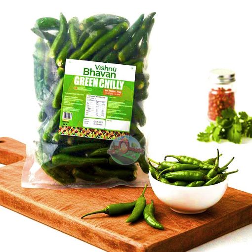 Picture of Green Chilli / Pacha Mulak (Vishnu Bhavan) 400g