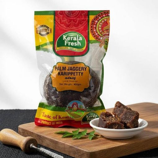 Picture of Palm Jaggery / Panamchakkara / Karippetti (Kerala Fresh) 400g 