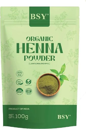 Picture of BSY Organic Henna Powder 100g