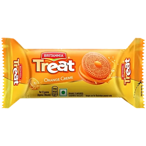 Picture of Creme Treat Orange ( Britannia )  100g