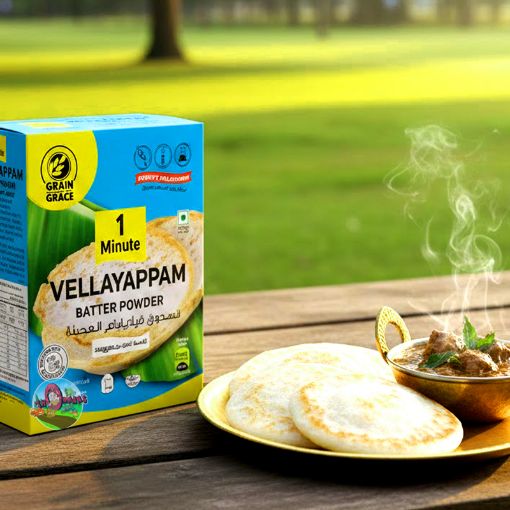 Picture of 1 Minute Vellappam Batter Powder ( Grain N Grace) 500g 