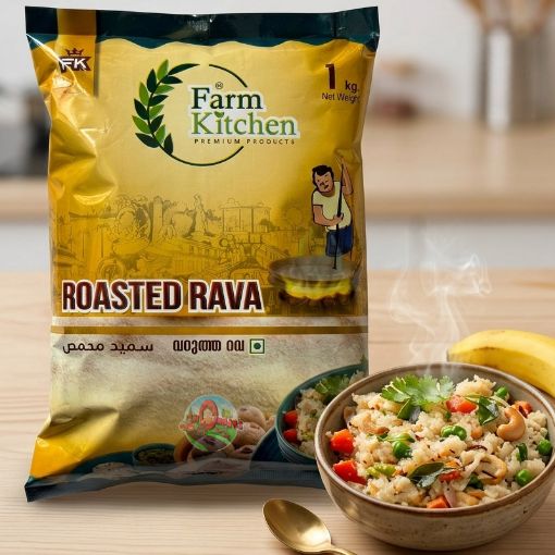 Picture of Roasted Rava / Roasted Semolina (Farm Kitchen) 1 kg