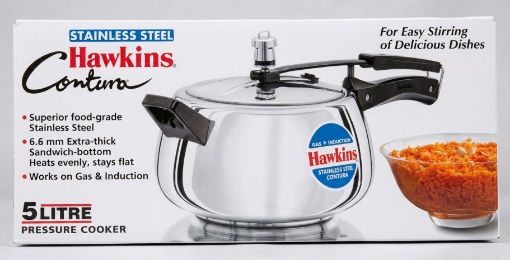 Picture of  Pressure Cooker Stainless steel Hawkins) 5 L