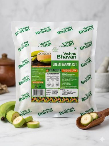 Picture of Raw banana Cut ( Vishnu Bhavan ) 400g