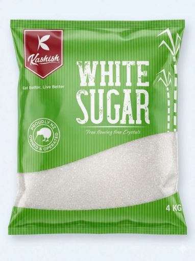 Picture of White Sugar (4 Kg) - Kashish