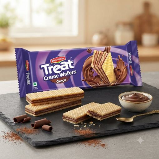 Picture of Treat Choco Creme Wafers ( Britannia ) 75g