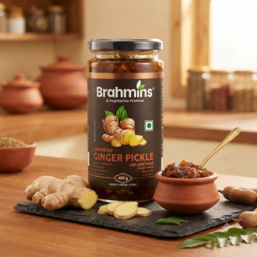 Picture of Ginger Pickle (Brahmins) 400 g