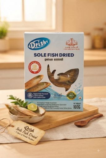 Picture of Dried Sole Fish (Drish) 100 gm